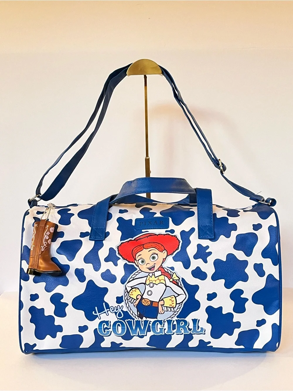 Toy Story Jessie Disney Bound Cow Print Duffel Bag Travel Tote